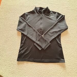 Volkl men quarter zip long sleeves jacket European size 40 logo athletic